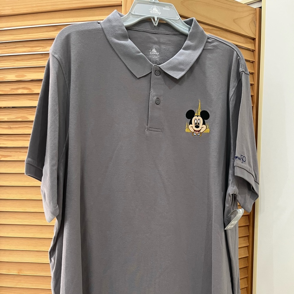 Mickey Mouse Polo Shirt for Adults – Walt Disney World 50th Anniversary SZ XXL